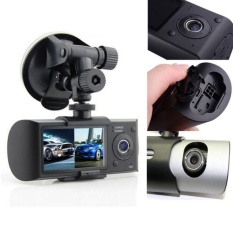 Dual Kamera Mobil DVR R300 dengan GPS dan 3D G-sensor 2.7 � X9D TFT LCDX3000 Cam Video Camcorder Siklus Perekaman Digital Zoom-Intl