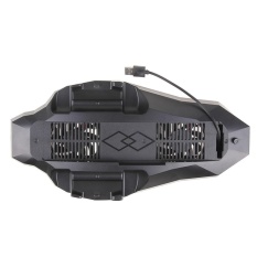 Dual Cooler Fan Vertikal Cooling USB Charging Dock untuk PlayStation 4-Intl