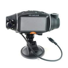 Dual Lens Di Car Kamera Video Daftar Perekam DVR CAM G-sensorGPSLogger-Intl