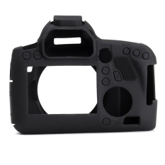 Karet Silikon Tahan Lama Protector Bag Body Camera Cover Case Kulit untuk Canon 6D Hitam-Intl