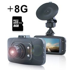 DVR Perekam GS8000 Full HD 1080 P Mobil DVR Termasuk 8 GB Card 2.7 120 Derajat Kamera Camcorder HDMI Camcorder dengan Night Vision & Motion Detection G-sensor Dash Cam Mendukung Hingga 32 GB-Hitam-Intl