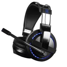 E-3LUE Cobra H937 Biru Light Gaming Headset dengan Mikrofon Razer Game (Hitam)