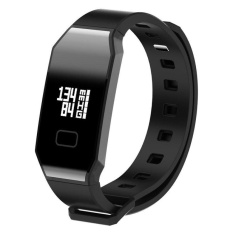 E02 Gelang Heart Rate Monitor Smart Jam Tekanan Darah Darah Oksigen Pelacak Olahraga Pengingat Smart Gelang untuk IOS dan Andro- INTL