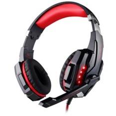 EACH G9000 3.5mm Game Gaming Headphone Headset Over-Ear Earphone W/Mic LED Light For Laptop Tablet / PS4 / Mobile Phones Origina - intl