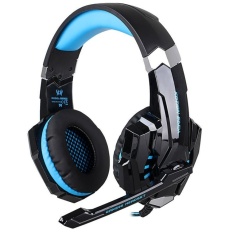 EACH G9000 Adjustable LED Stereo Gaming Headset Earphone For LaptopTablet PS4 Mobile Phones (Black) - intl