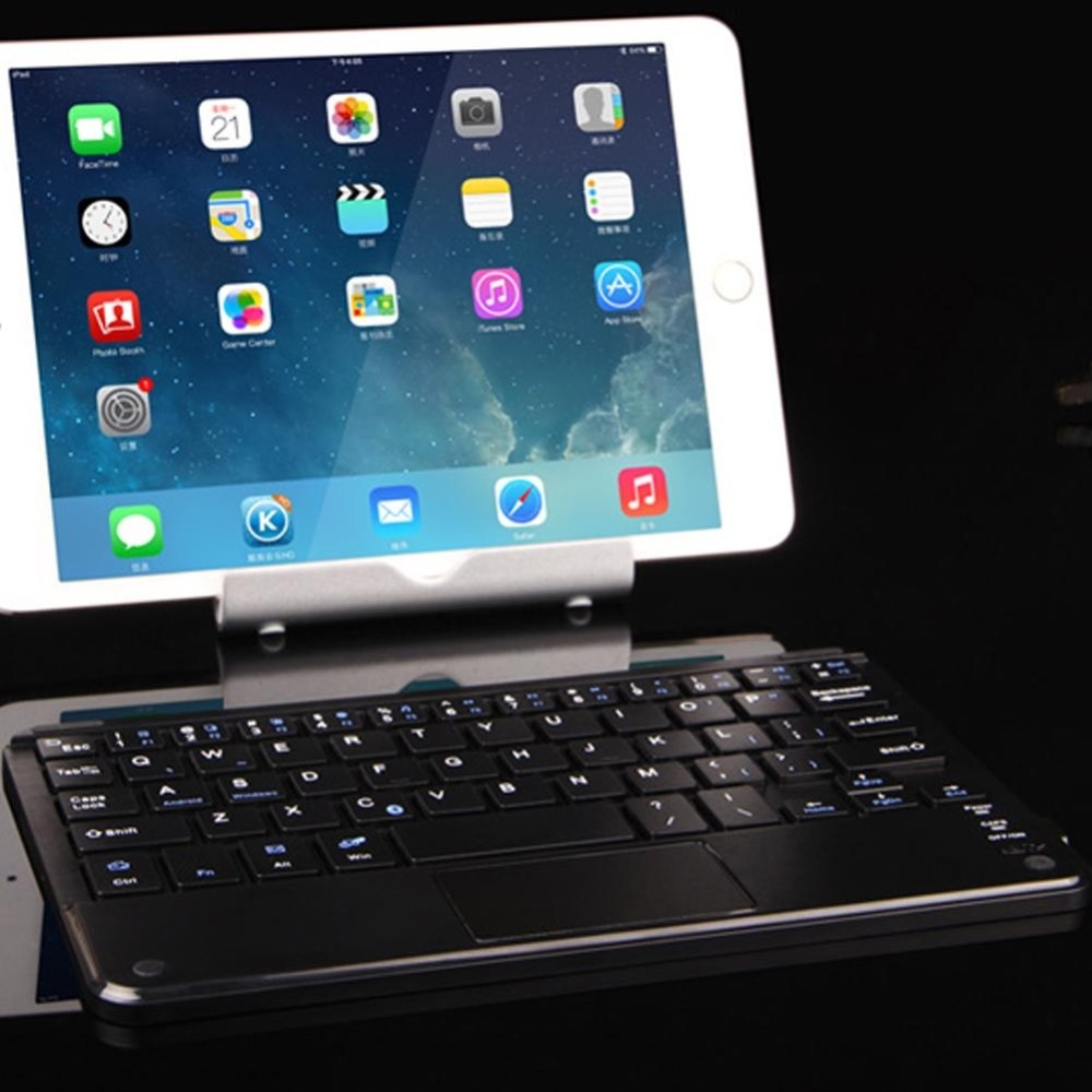 Eachgo Universal untuk Semua 7-10 Inch Android Tablet Windows Nirkabel Bluetooth Keyboard Touchpad Hitam-Intl