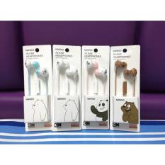 Earphone Miniso We Bare Bears