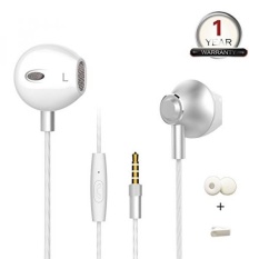 Earphone Earbud dengan Mic, TOFDSD Earpods In-Ear Logam Earphone HD Stereo Bass Headphone untuk IPhone IPad IPod Samsung LG HTC Dll-Intl