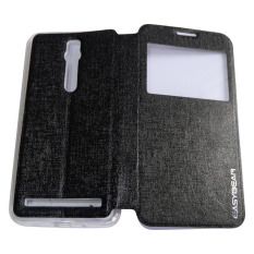 EASYBEAR Asus Zenfone 2 5.5 inchi / ZE550ML / ZE551ML Flipshell / Flipcover / Sarung Case / Case Handphone - Hitam