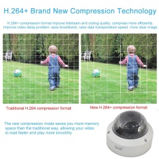 EasyN HD 4MP Dome NETWORK Camera Adalah Kamera Kubah Tetap Dalam Ruangan 12 LED IR H.264 P2P ONVIF Dukungan Deteksi Gerak Kontrol APP Telepon Malam Vision untuk CCTV Keamanan-Internasional