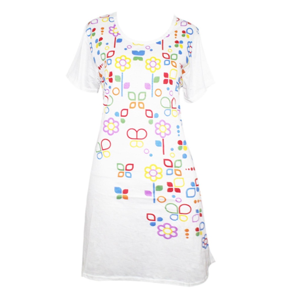 EELIC BAT-8967 Baju tidur motif lucu daster Lengan Pendek Motif Random