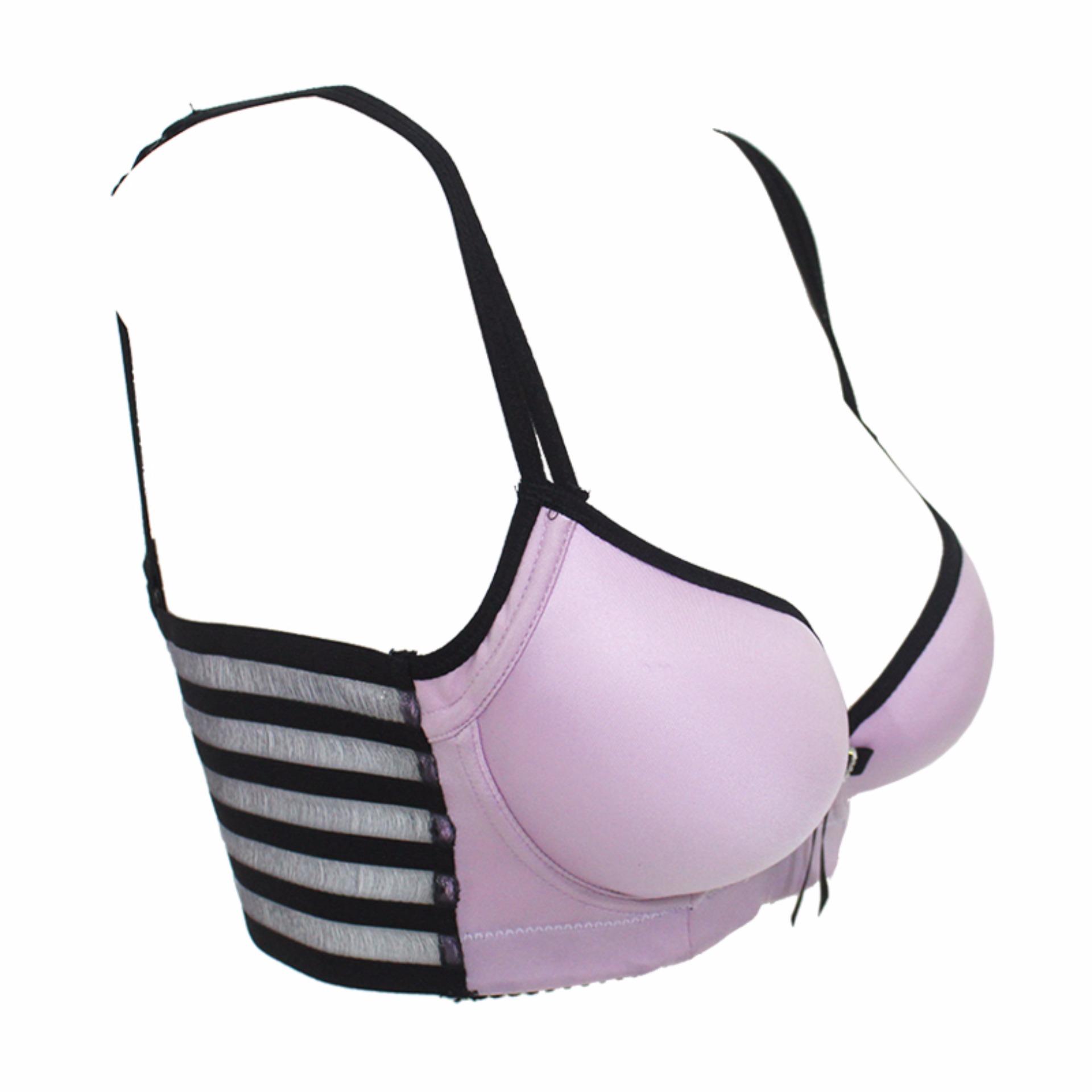 EELIC BRA-1620 UNGU Bra Tali Punggung Lebar Sexy Glamour Elegan