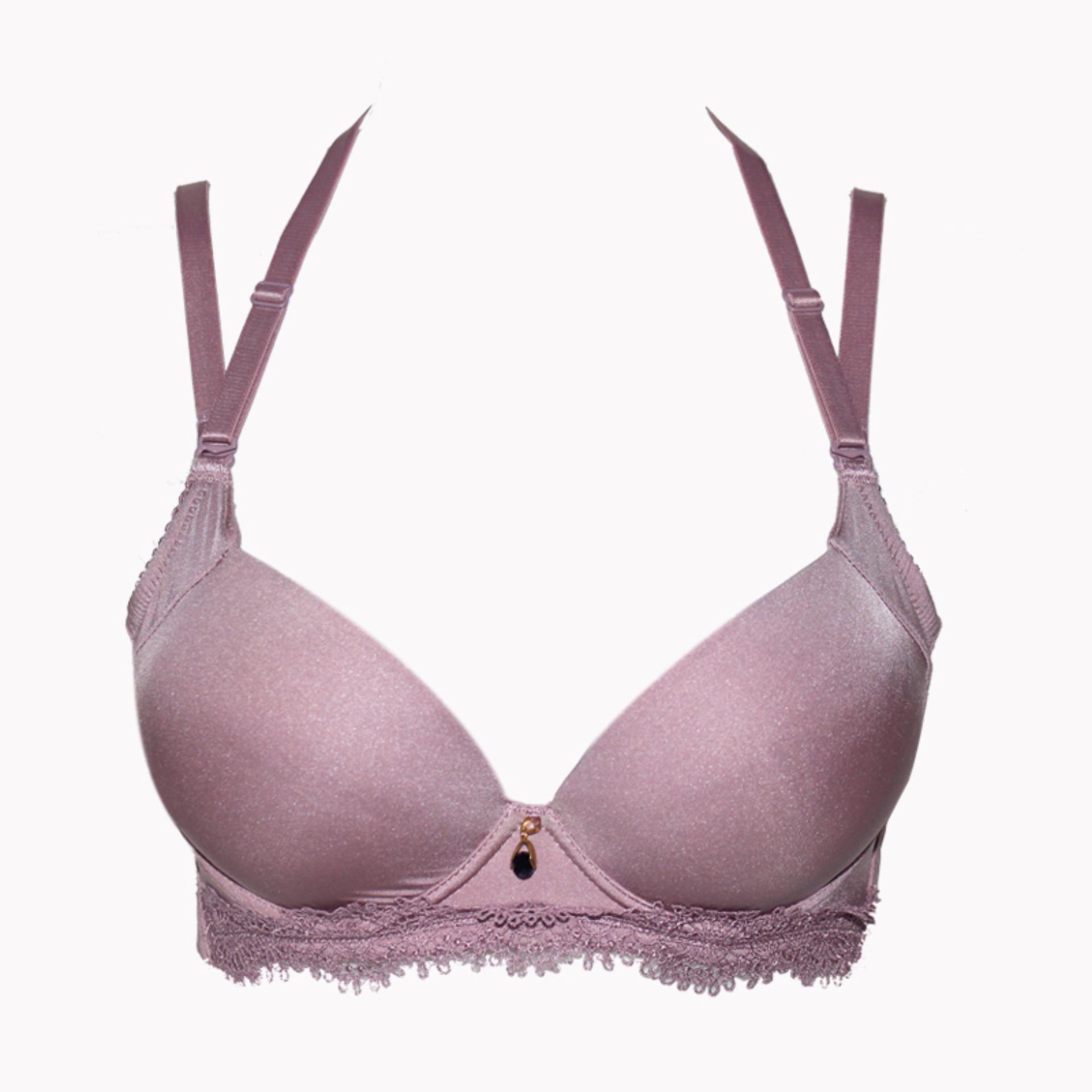 EELIC BRA-21111 UNGU Bra Renda Double Tali  Elegan