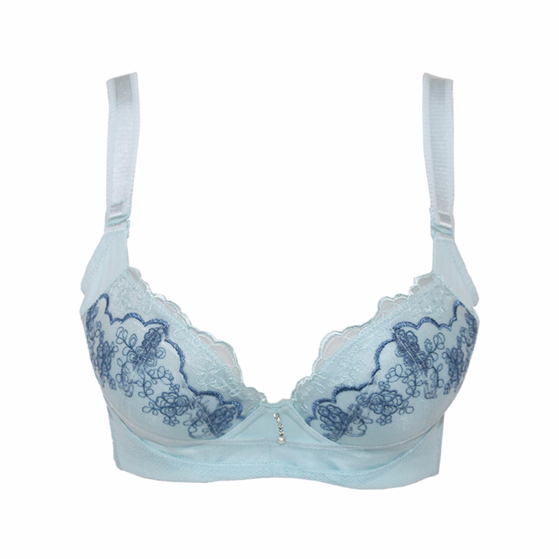 EELIC BRA-31003 -1 BIRU Bra Tali Penyangga Lebar