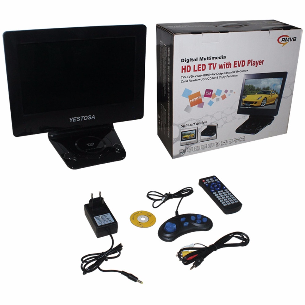 EELIC TVP-NS183 DVD TV GAME Player Portable Komplit 10 Watt