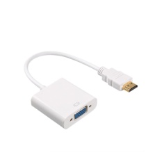 Efuture Ters1® Elektronik Aksesoris Cord 1080 P HDMI Ke VGA Video Converter Adaptor Kabel untuk PC DVD HDTV TV -Intl