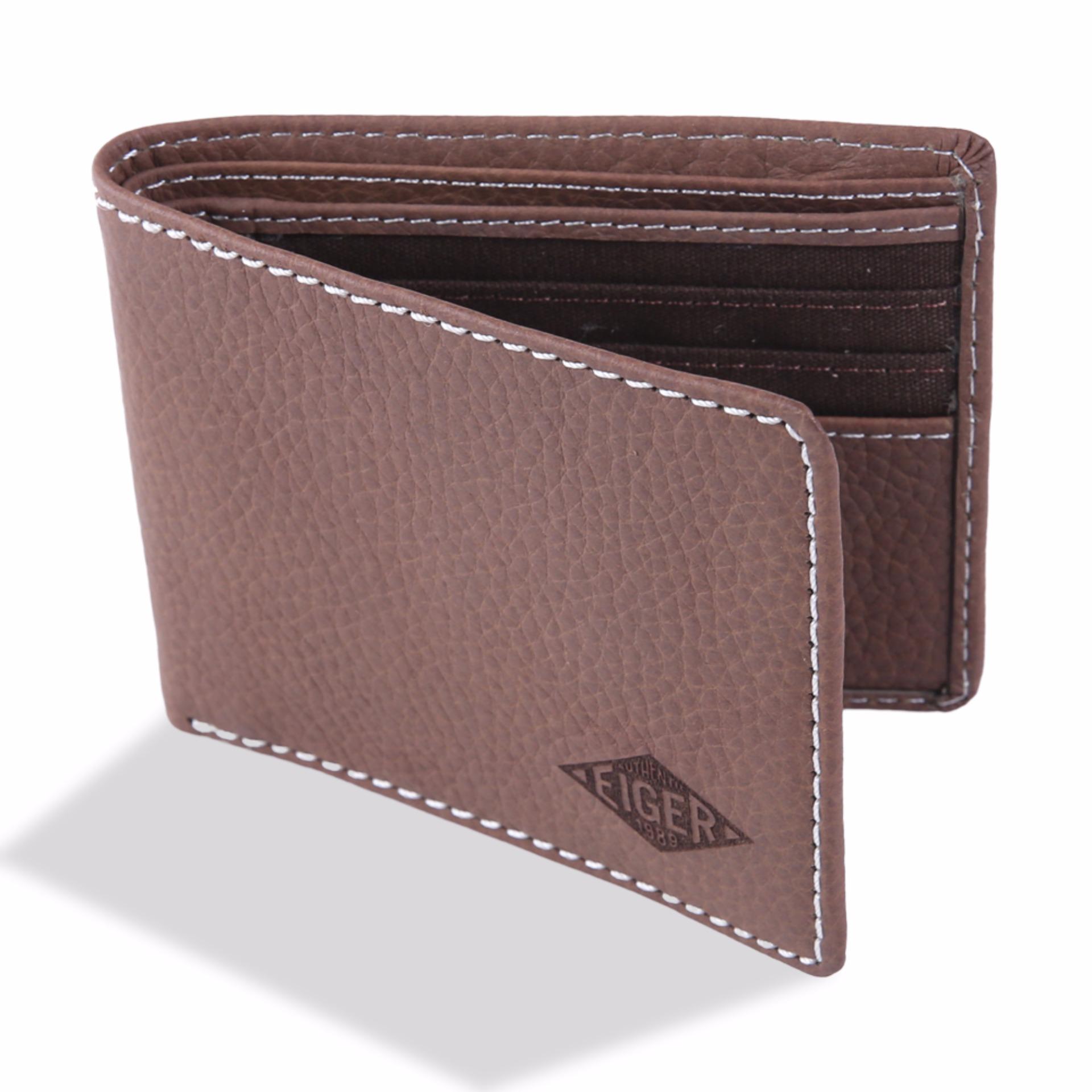 Eiger 1989 Dompet Pria Leather Tranquil - Coklat