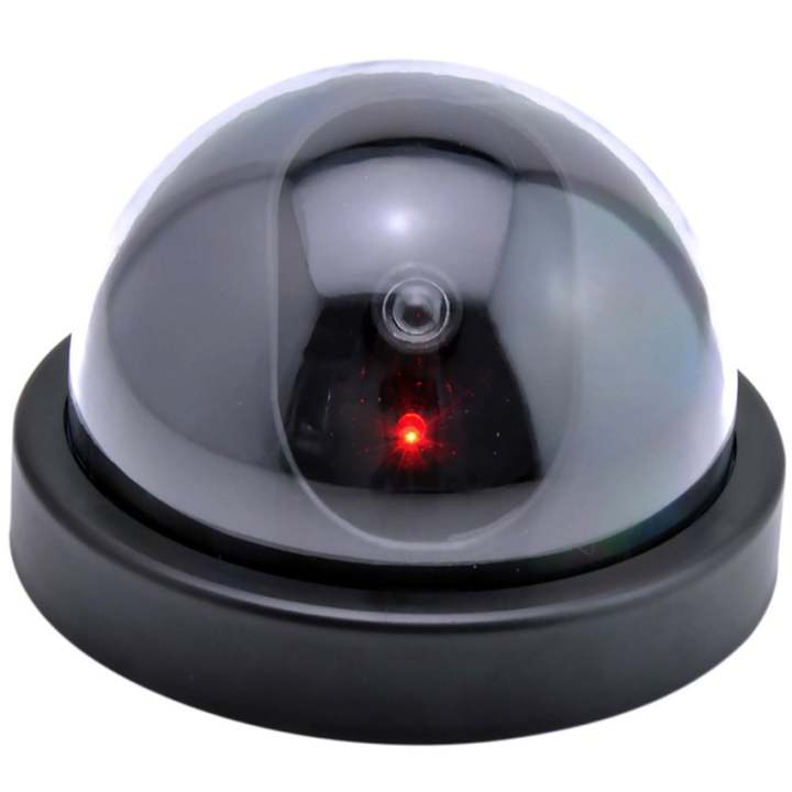 Eigia CCTV Dummy Lampu LED Kedip Fake Security Camera Anti