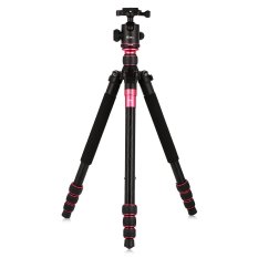 EIRMAI TP-260 5.3ft Serat Karbon 4 Bagian Tripod Kamera (Hitam)-Intl