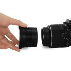 Elec 0.35X58 Mm Lensa Mata Ikan untuk Canon 70D 60D 7D 6D 700D 650D 600D 550D 500D Hitam