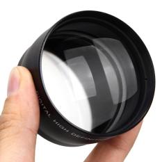 Elec 2.0X52 Mm Lensa Telefoto untuk Nikon D90 D80 D700 D3000 D3100 D3200 D5000 Hitam