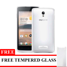 Elegant Aircase Ultrathin For Oppo Joy R1001 + Gratis Tempered Glass - Clear