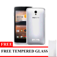 Elegant Aircase Ultrathin For Oppo Joy R1001 + Gratis Tempered Glass - Hitam Clear