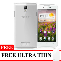 Elegant Aircase Ultrathin untuk Oppo R831K + Gratis Ultrathin - Hitam Clear