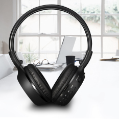 ELEGIANT B750 Stereo Bluetooth 4.0 Headset Nirkabel + Mikrofon untuk IPhone Handphone PC Laptop Hitam
