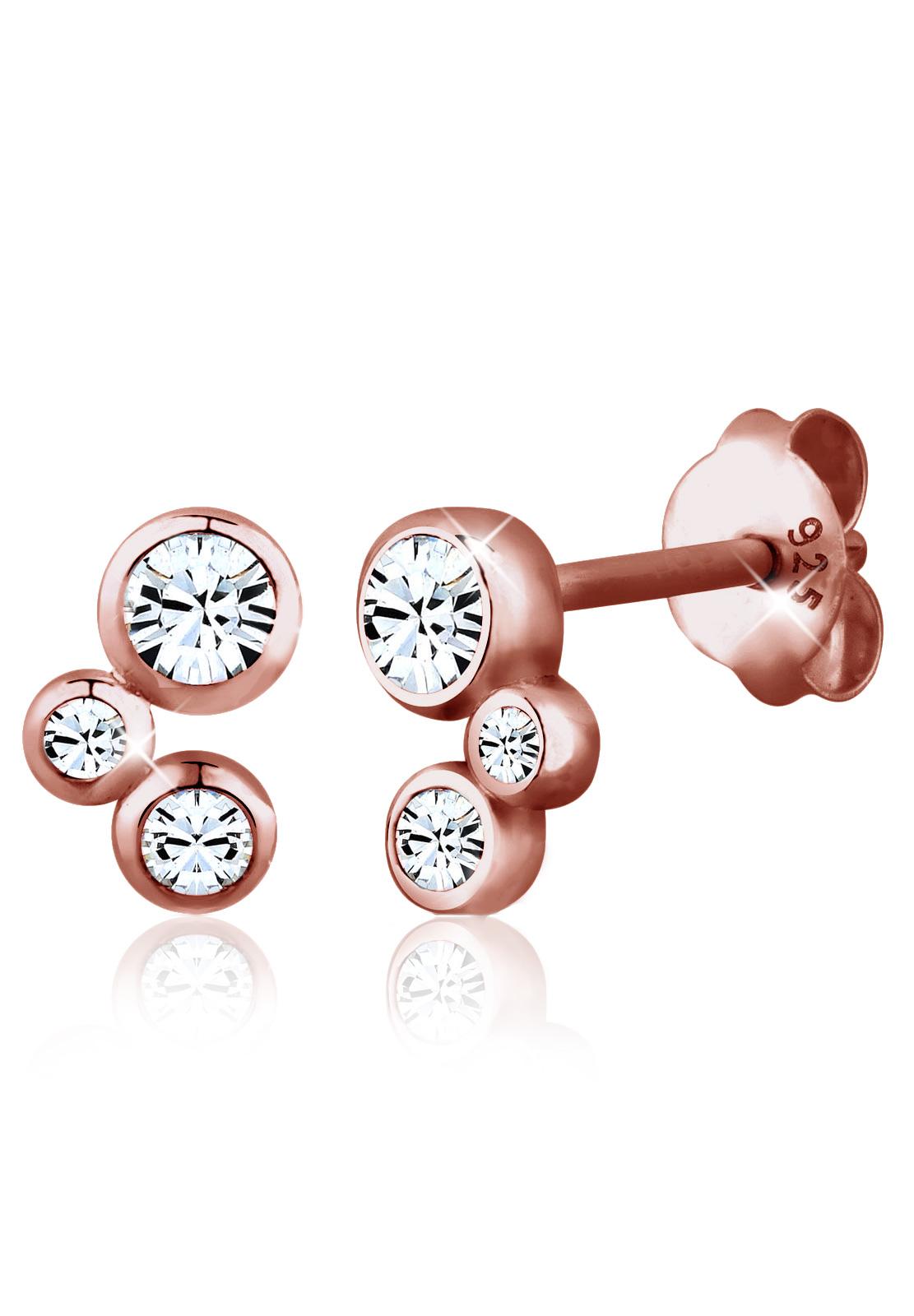 Elli Germany 925 Silver Anting Lapis Rosegold Swarovski Rosegold