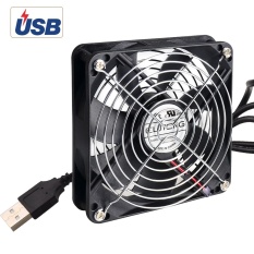 ELUTENG USB Cooling 120mm Fan Silent 12 Cm USB Powered Kipas Komputer Cooler 7 Blades Ventilador 5 V Radiator untuk PS4 PS3 TV Kotak-Intl