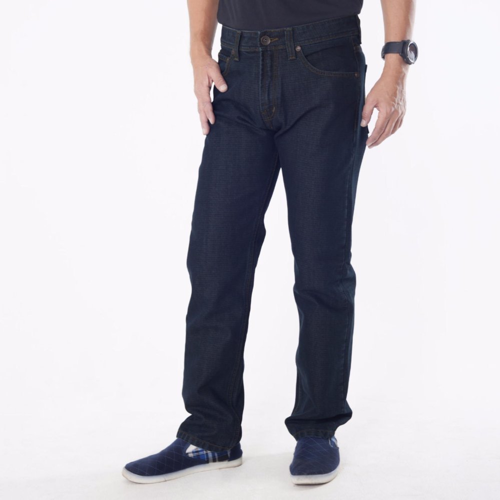 Emba Jeans Celana Panjang Pria BS 08.1 Jordan Regular - Wisky Wash