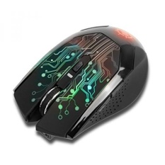 MENINGKATKAN Wireless Gaming Mouse dengan 3500 Dpi, Presisi Sensor Optik, Profil Ergonomis, Multi-Warna LED Desain untuk Dota 2, League Of Legends, World Of Warcraft: Legiun, Medan Perang 1 dan Lainnya-Intl