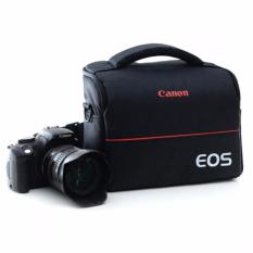 EOS Tas Selempang Kamera DSLR for Canon Nikon Camera Bag s5371 - Black
