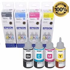 EPSON Ink Cartridge black T6641,T6642 cyan,T6643 magenta ,T6644 (harga 1 set 4 warna)