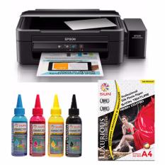 EPSON Printer L360 SUN PIGMENT PRO INK BONUS Silk Photo Paper A4 SATIN