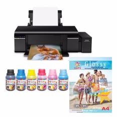 Epson Printer L805 Sun Premium Ink Nfi Bonus Next Generation Photo Glossy Paper