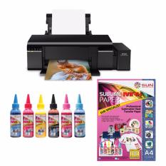 Epson Printer L805 Sun Sublime Max Ink Bonus Sublime Max Paper A4