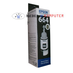 Epson Tinta 664 Original L100 L110 L120 L200 L210 L220 L300 L310 L350 L355 L360 L365 L455 L550 L555 L565 L655 L1300 Hitam