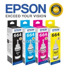 Epson Tinta T664 series Original Ink Bottle For L120 L220 L360 L380