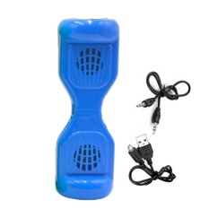 ERA Wireless Bluetooth Speaker Handsfree Keseimbangan Listrik Mobil Bentuk Musik Player-Intl