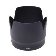 ET-87 Tutup Lensa untuk Canon 70-200 Mm F/2.8L IS II USM Zoom Potret Jarak Jauh Lensa/Menggantikan ET-87, hitam-Intl