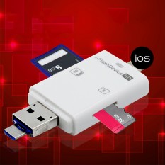 Etmakit 3in1 Micro USB Reader Micro SD SDHC TF SD Card For iPhone 5/5s/6/6 7 plus/ipad pro air/Samsung/LG/HTC Andrid OTG Phones - intl