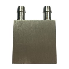 Etmakit Kualitas Utama Aluminium Balok Pendingin Air 40*40 Mm untuk Pendingin Air Cair Wastafel Panas Sistem Silver Gunakan untuk PC Lapcpu-Intl