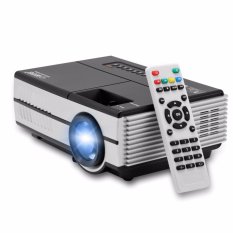 EUG Mini Pico Projector 600D with TV Tuner - Hitam/Silver