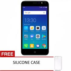 Evercoss A75B Max Face Unlock - 1GB/8GB - Black + Gratis Silicon Case