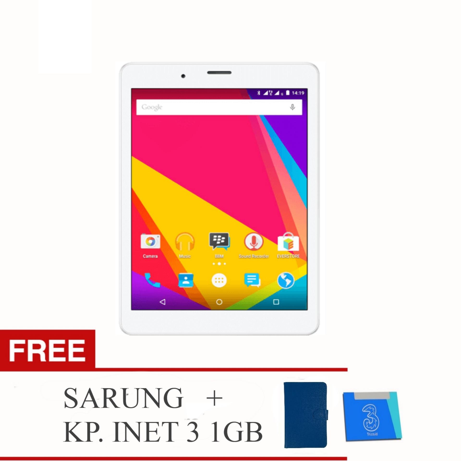 Evercoss Winner Tab V AT8B - RAM 1GB + FREE SARUNG & KP. INET 3 1GB