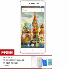 Evercoss Winner Y Smart U50 - RAM 1GB/ROM 8GB - 4G/LTE + Free Hardcase, Powerbank, KP.Inet 3 (1GB), i-Ring