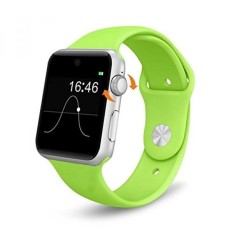 Evershop Bluetooth SmartWatch 2.5D ARC HD Layar Penopang SIM Kartu Wearable Perangkat Smartphone Kebugaran Tracker untuk IOS Android (Hijau) -Intl