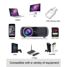Everycom X7 Android Wifi Projector 1800 Lumens LED TV Beamer AC3Support Full HD 1080p Home Theater Mini Portable LCD Proyector - intl